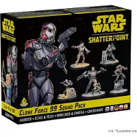 Atomic Mass Games Star Wars Shatterpoint Clone Force 99 Squad Pack - Extension du jeu de miniatures - EN/FR/DE/PL/ES