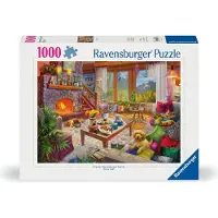 Ravensburger - Puzzle 1000 Cozy Cabin
