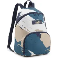 Puma sac à dos Core Pop Backpack Club Navy-Sand Dune-AOP bleu marine