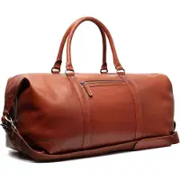 The Chesterfield Brand Cuir sac de voyage pour ordinateur portable Cavoli Travelbag Cognac brun