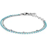 La Petite Story Collier - La Petite Story - Lps05arr95 - Acier - Email - Turquoise
