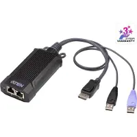 Aten DisplayPort USB KVM DigiProcessor, Commutateur KVM, Violet, Noir