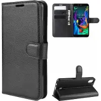 Screen Guard Professional Housse cuir LG K20 Leather Guard (K20), Coque pour téléphone portable, Noir
