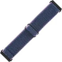 Cover-Discount Fitbit Versa 4 / Sense 2 - Bracelet de remplacement en nylon bleu foncé (Nylon), Sangles de montre, Bleu