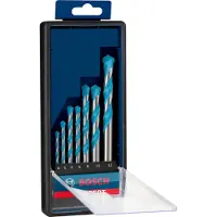 Bosch Expert Cyl-9 Multiconstruction Robustline 4/5/6/8/10/12 Mm Multi-material Drill 7 Units Argenté