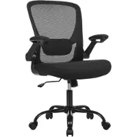 Songmics Chaise pivotante Matthias | 66 x 60 x 107 cm | Noir