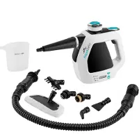 Eta AQUABELO Nettoyeur vapeur manuel ETA126490000, 1000 W , pression de service 3 bar, vapeur en 2-3 minutes, volume du réservoir d'eau 220 ml, longueur du câble 5 m
