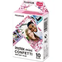 Fujifilm Instax mini film Confetti (10 vel) - (4,6 cm x 6,2 cm) - Papier photo