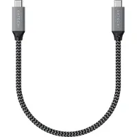 Satechi ST-U4C25M câble USB USB4 Gen 3x2 0,25 m USB C Noir, Gris