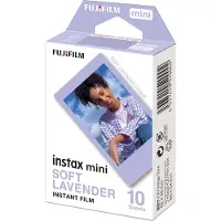 Fujifilm Instax mini film soft lavender (10 vel) - (4,6 cm x 6,2 cm) - Papier photo