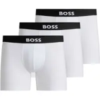 BOSS pour homme. 50544272 Set 3 Boxers One blanc (S), Homewear, Coton