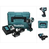 Makita DTW 701 RFJ clé à chocs sans fil 18 V 700 Nm 1/2'' XPT Brushless + 2x batterie 3,0 Ah + chargeur + Makpac