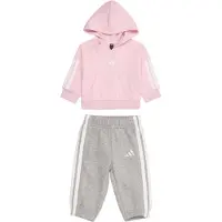 Adidas Survêtement 'Essentials' gris chiné / rose