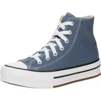 Converse Baskets montantes enfant CHUCK TAYLOR ALL STAR EVA LIFT PLATFORM filles - Bleu - 27