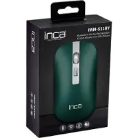 Inca IWM-531RY Maus IWM-531RY 1600 DPI,Wireless & BT, Akku, Grün retail