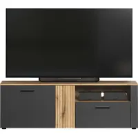 Trendteam Esteban meuble TV gris, chêneReproduction.