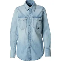 G-Star Chemise Slim Western - Bleu clair - Femmes