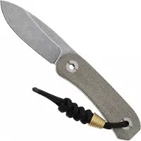 Knafs Co. Lander 4 -00394 Moondust Micarta, couteau fixe