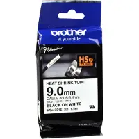 Brother HSe-221 - (8,8 mm) - Noir sur blanc - Ruban