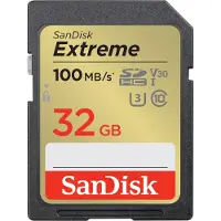 SanDisk Extreme (32 Go, SDHC, U3, UHS-I), Carte mémoire, Or, Noir, Jaune