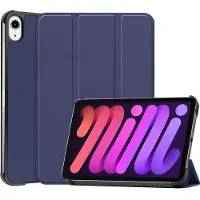 Cover-Discount iPad mini 6 - Étui Smart Tri-fold bleu foncé (Apple iPad mini 2021), Étui pour tablette, Bleu