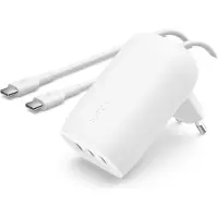 Belkin WCC002VFWH chargeur d'appareils mobiles Ordinateur portable, Smartphone, Tablette Blanc Secteur Charge rapide Intérieure