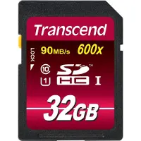 Transcend - Carte mémoire flash - 32 Go - Classe 10 - SDHC UHS-I