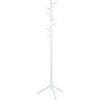 Bendt Portemanteau sur pied Hannover - bois lacqué blanc