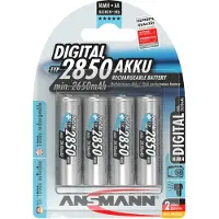 Ansmann Lot 4 Piles AA 2850 mAh