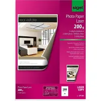 Sigel Photo Paper for Colour Laser/Copier LP344 - Brillant - A4 (210 x 297 mm) - 200 g/m² - 200 feuille(s) papier photo