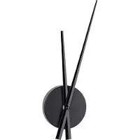 TFA-Dostmann TFA - Analoge Metall-Wanduhr MINIMALIST 60.3036.01 - schwarz