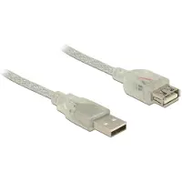 DeLOCK - Rallonge de câble USB - USB (F) pour USB (M) - USB 2.0 - 2 m - transparent