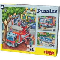 Haba Puzzles Police Pompiers Secours