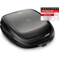 Tefal Snack Time Appareil à croque-monsieur & Gaufrier (SW341B), Gaufrier, Noir