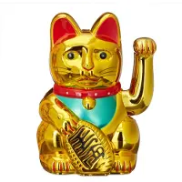 Relaxdays Maneki Neko chat d'angle