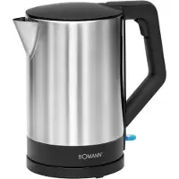 Bomann WKS 3002 CB Wasserkocher 1,5 l Schwarz - Edelstahl 2200 W (630021)
