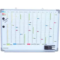LEGO Planificateur de l'année - Tableau magnétique inscriptible