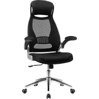 Songmics Chaise de bureau Chaise pivotante Fauteuil de bureau Chaise de bureau noir OBN86BK