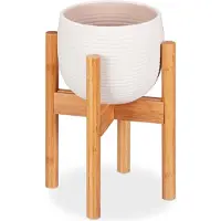 Relaxdays Support pour plante de bambou, réglable