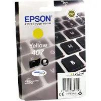Epson 407 (C13T07U440) - Jaune - Cartouche d'encre