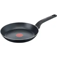 Tefal Easy Cook & Clean B55502, poêle ronde universelle, noire, titane, aluminium, 1 pièce