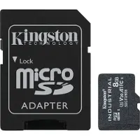 Kingston Technology Industrial 8 Go MicroSDHC UHS-I Classe 10
