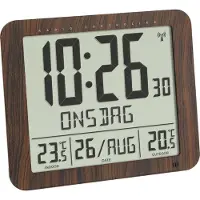 TFA 60.4518.08 Digital Alarm Clock Clair One Size / EU Plug 220V
