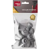 VacuVin Bouchons Iic Gris (lot De 10) Conservation Sous Vide Optimale Pour Vin - Iic