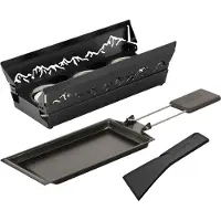 Kuhn Rikon Set à raclette Mini, Appareil à raclette, Noir
