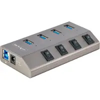 StarTech.com 5g4aibs-usb-hub-eu Hub Argenté