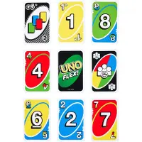 Uno Jeu de carte de cartes flex