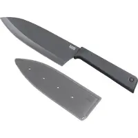 Kuhn Rikon - Couteau Santoku Graphite Coloriâ+ - Gris