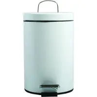 MSV Poubelle Metal Blanche 3l - M S V