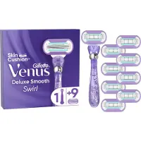 Venus Gillette Extra Smooth Swirl + 9 Recharges de Rasoir